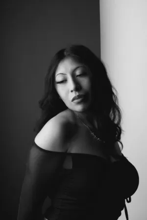 Black And White Portrait