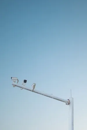 Security Cameras On A Pole