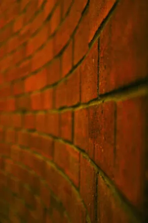 Curved Brick Wall