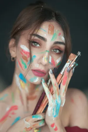 Colorful Artist Portrait