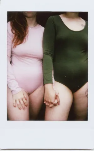 Two Women Holding Hands
