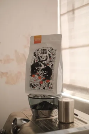 Coffee Bag On Kitchen Appliance