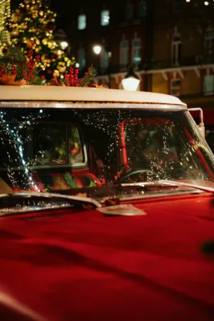 Vintage Christmas Car