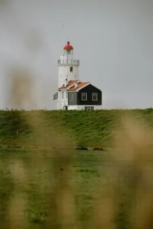 Lighthouse On A Hill