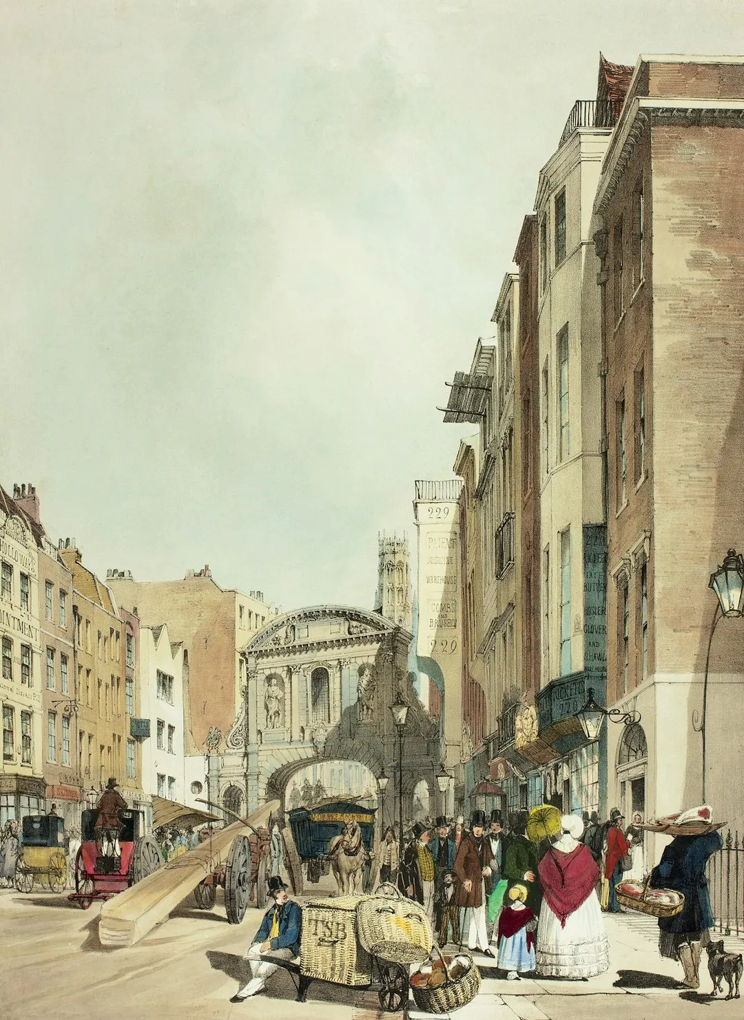 19Th Century Street Scene