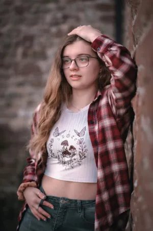 Teenage Girl In Urban Setting
