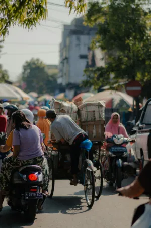 Busy Street Scene
