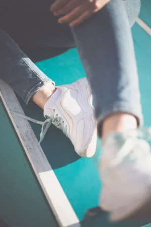 Sneakers On A Bench