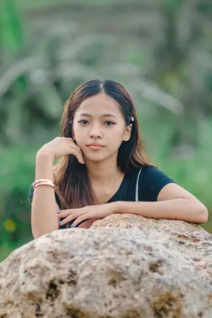 Young Woman In Nature