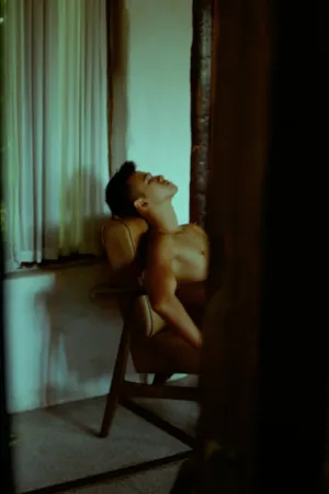 Relaxed Figure In A Chair