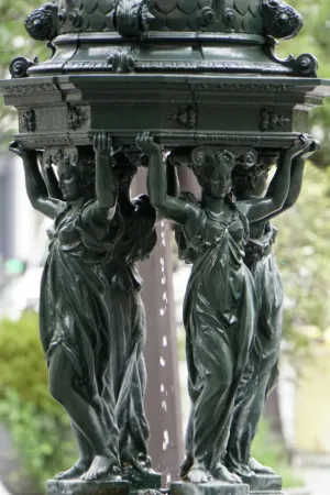 Green Statue Of Women