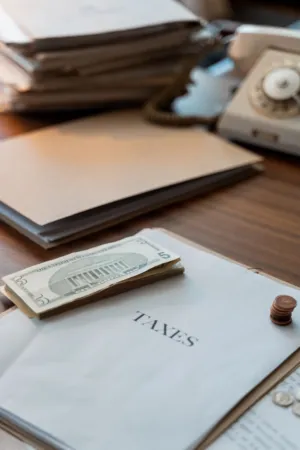 Tax Documents And Money
