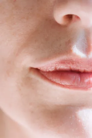 Close-Up Of A Smiling Mouth