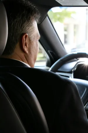 Businessman Driving