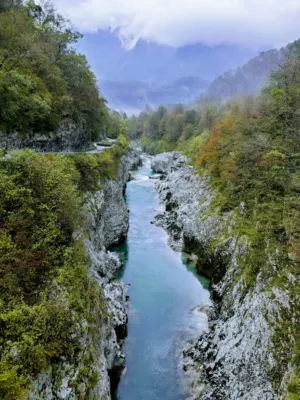 River In A Canyon