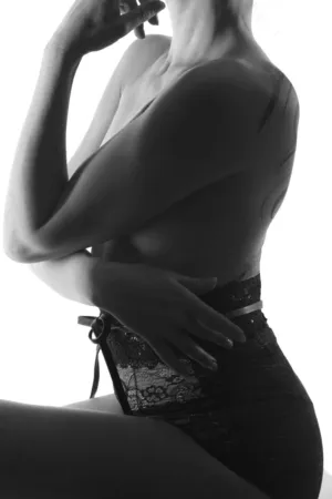 Sensual Black And White Portrait