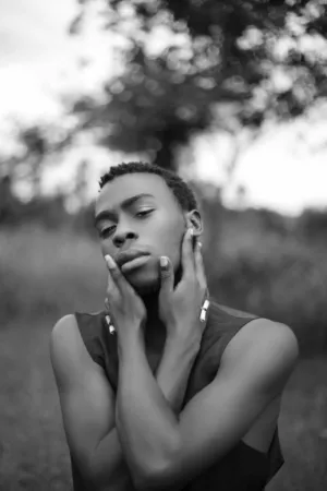 Black And White Portrait