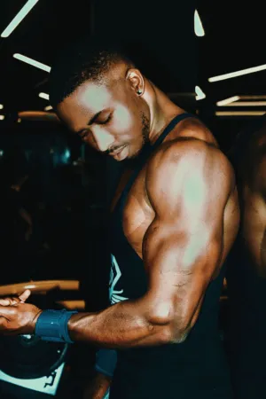 Muscular Man In Gym