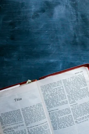 Bible Open To Titus