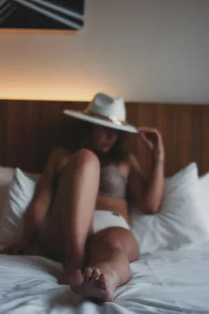 Blurred Woman In Bed
