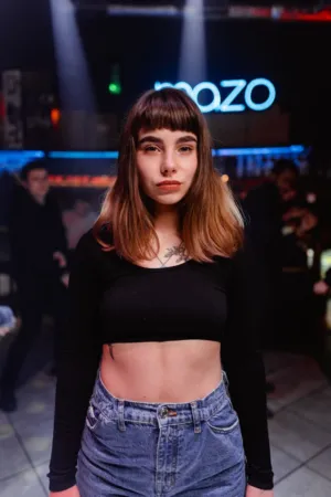 Urban Nightlife Portrait