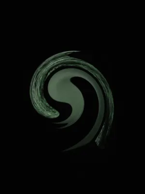 Green Swirl Art