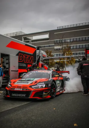 Dtm Race Car Pit Stop