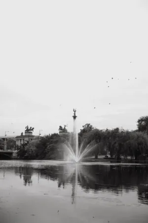Fountain In A Park