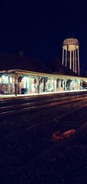 Night Train Station