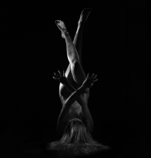 Black And White Dance Pose