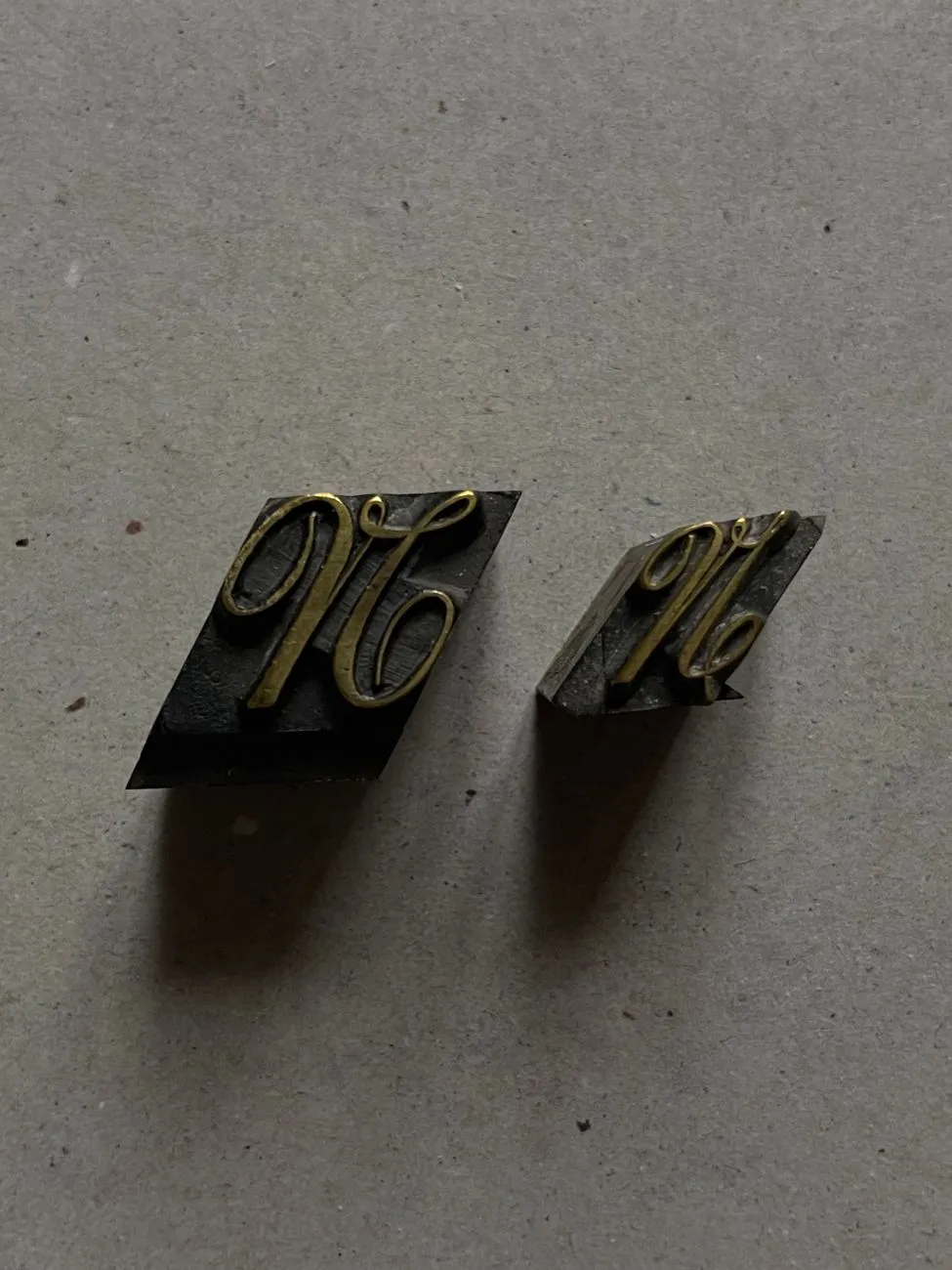 Vintage Letterpress Type