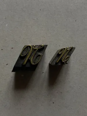 Vintage Letterpress Type