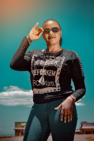 Fashionable Woman In Sunglasses