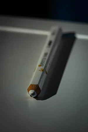 Cigarette On A Table