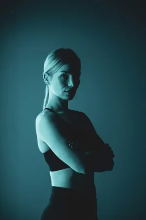 Blue Toned Portrait