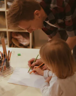 Parent And Child Drawing