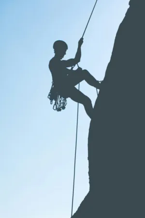 Rock Climber Silhouette
