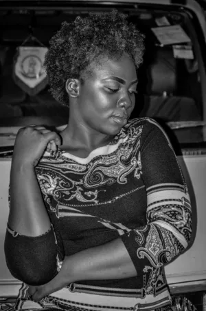 Black And White Portrait