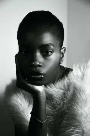 Fur Fashion Portrait