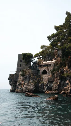 Cliffside Tower And Cave