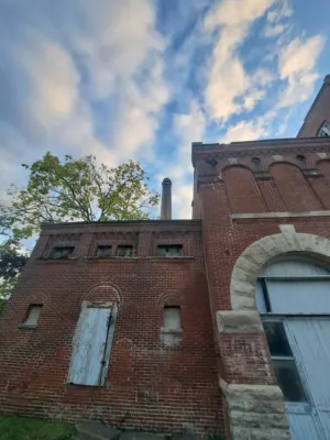 Abandoned Brick Building