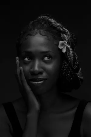 Black And White Portrait
