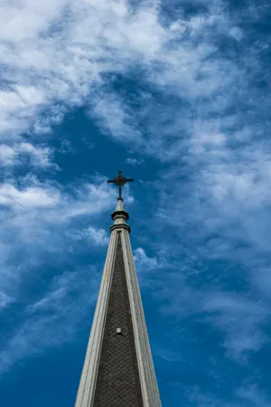 Church Steeple Against Sky