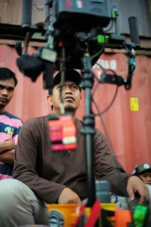 Film Crew On Set