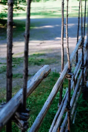 Rustic Wooden Fence