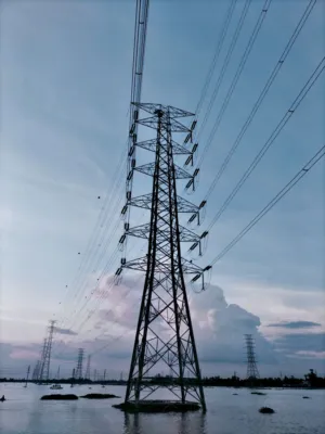 Electricity Pylon In The Sky