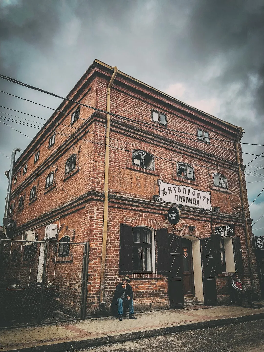 Urban Brick Building