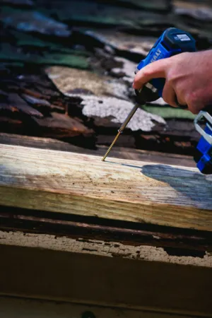 Drilling Into Weathered Wood