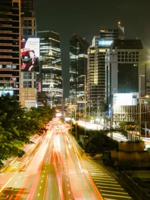 Urban Night Scene
