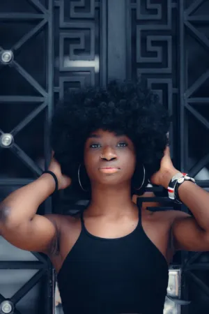 Black Woman With Afro